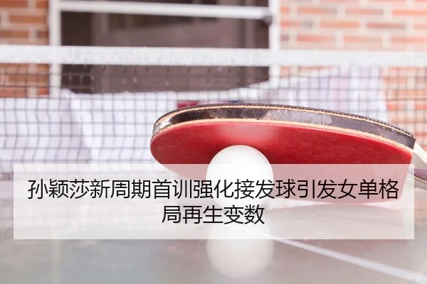 孙颖莎新周期首训强化接发球引发女单格局再生变数